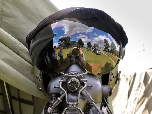 A Classic Anti-Distraction Helmet Reminiscent of a Chilling Horror Show Propesticle