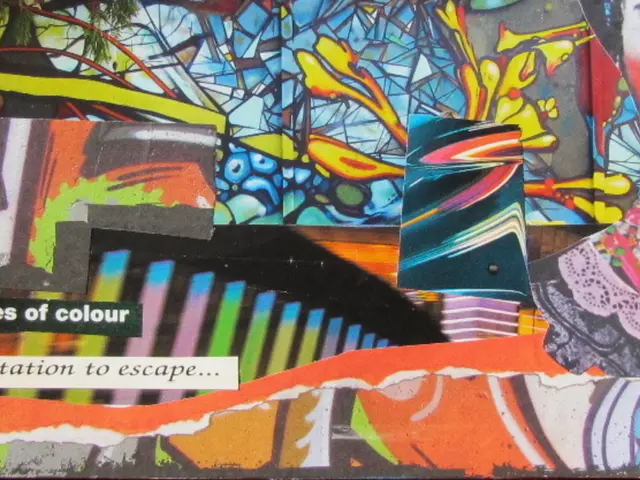 In this image I can see wall and on it I can see graffiti. I can also see something is written over...