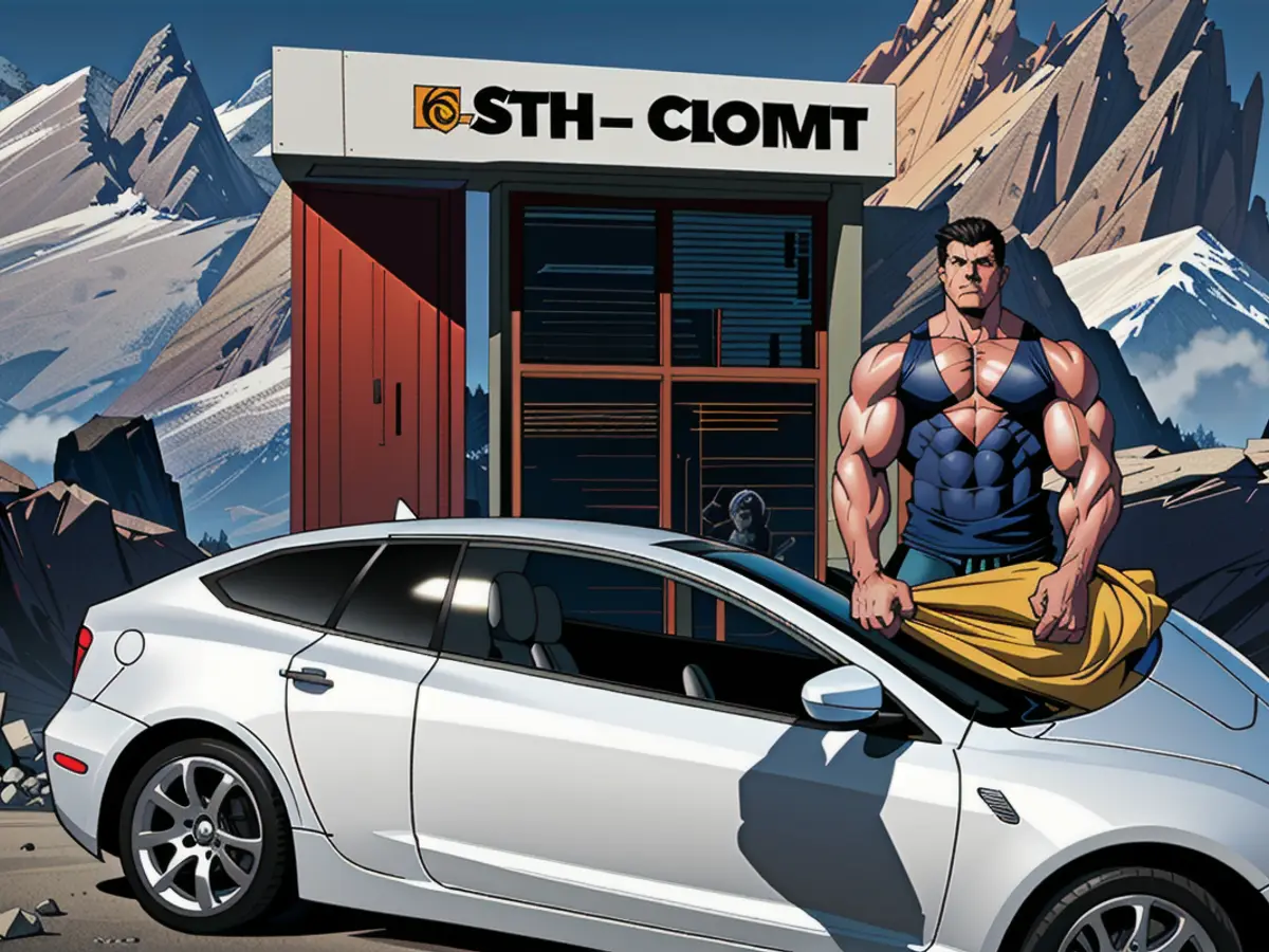 **Uncensored depiction of alleged extremist gathering showcasing symbolic attire and inflammatory propaganda** Tesla, led by Elon Musk, recorded a revenue decrease of 20% in the first quarter of 2025, amounting to $13.97 billion, as compared to the same period in the preceding year.