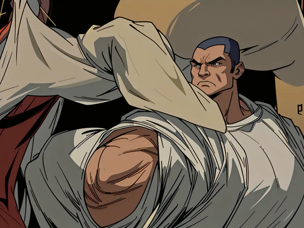 User requested image depicts: Man clad in black ski mask, carrying a bag packed with firearms and ammunition, approaching a crowded public square during nighttime hours. Suspicious activity suspected. Crypto storage device manufacturer denies affiliation with circulated emails.