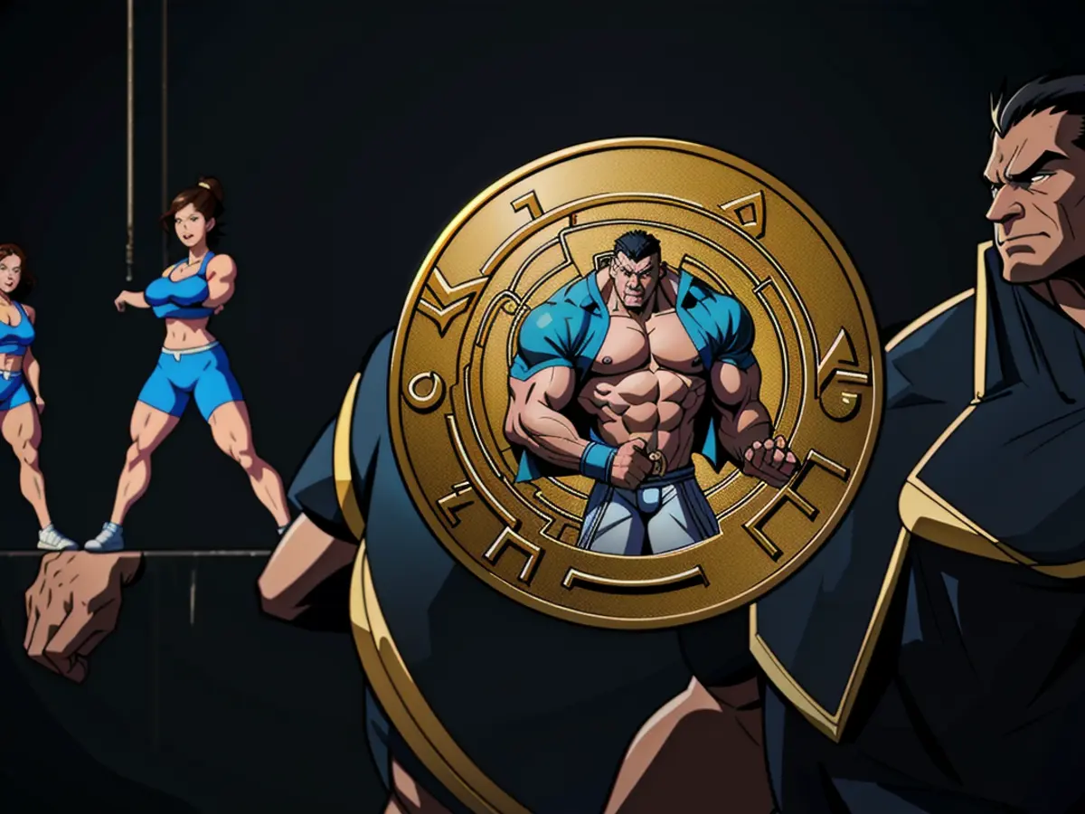 Image Portraying Exponential Growth of Cryptocurrency Bitcoin